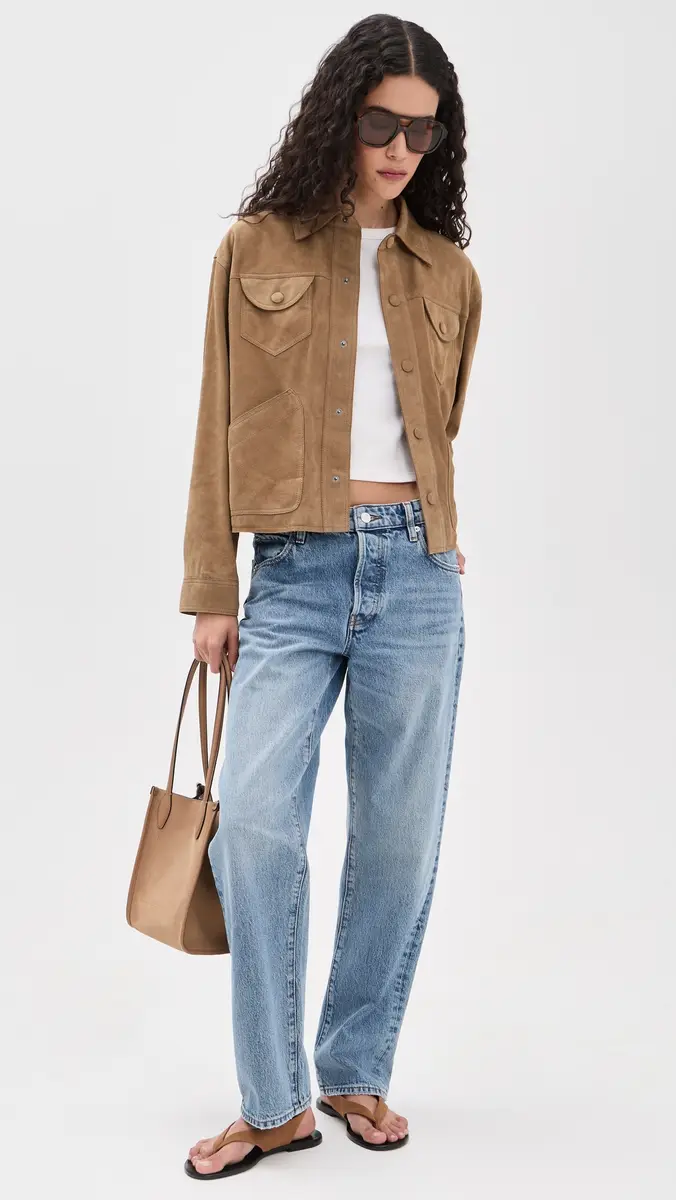Frame The Suede Utility Jacket | Thumbnail 5