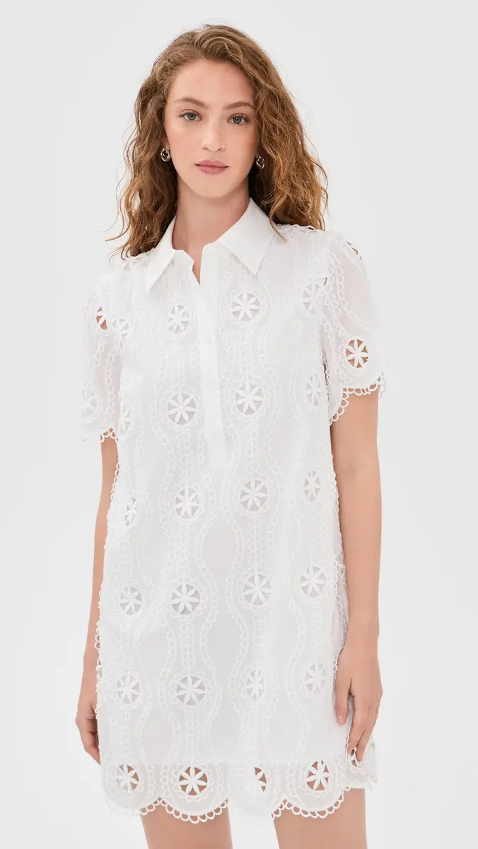 English Factory Collared Shirt Mini Dress | Thumbnail 2 English Factory Collared Shirt Mini Dress | Thumbnail 2