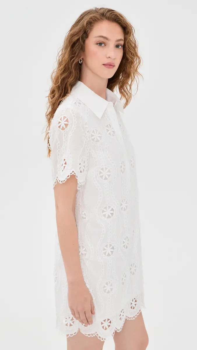 English Factory Collared Shirt Mini Dress | Thumbnail 4 English Factory Collared Shirt Mini Dress | Thumbnail 4