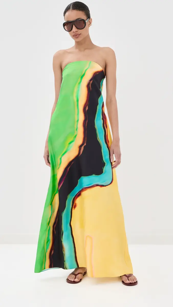 Christopher Esber Aura Silk Strapless Dress | Thumbnail 2 Christopher Esber Aura Silk Strapless Dress | Thumbnail 2