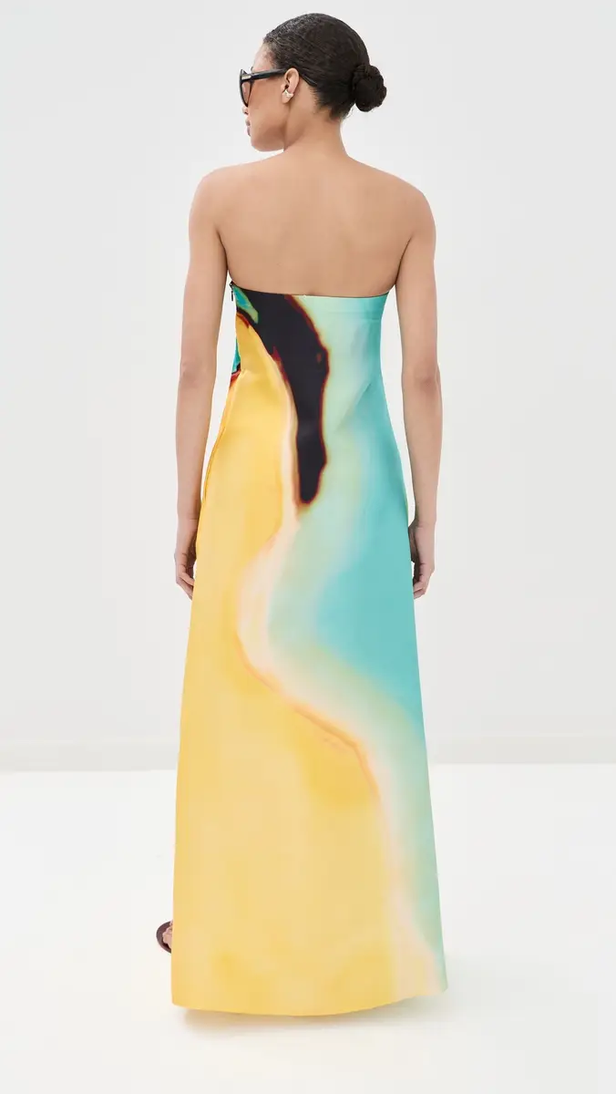 Christopher Esber Aura Silk Strapless Dress | Thumbnail 3 Christopher Esber Aura Silk Strapless Dress | Thumbnail 3