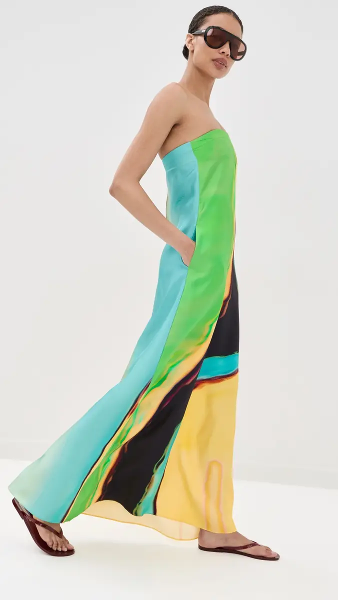 Christopher Esber Aura Silk Strapless Dress | Thumbnail 4 Christopher Esber Aura Silk Strapless Dress | Thumbnail 4