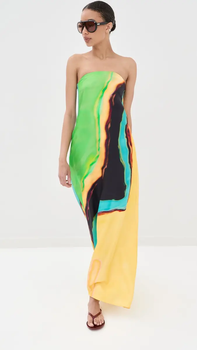 Christopher Esber Aura Silk Strapless Dress | Thumbnail 5 Christopher Esber Aura Silk Strapless Dress | Thumbnail 5