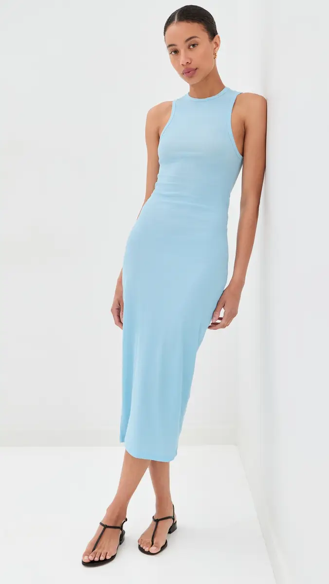 Wardrobe.NYC WARDROBE. NYC Ribbed Racer Dress | Thumbnail 2 Wardrobe.NYC WARDROBE. NYC Ribbed Racer Dress | Thumbnail 2