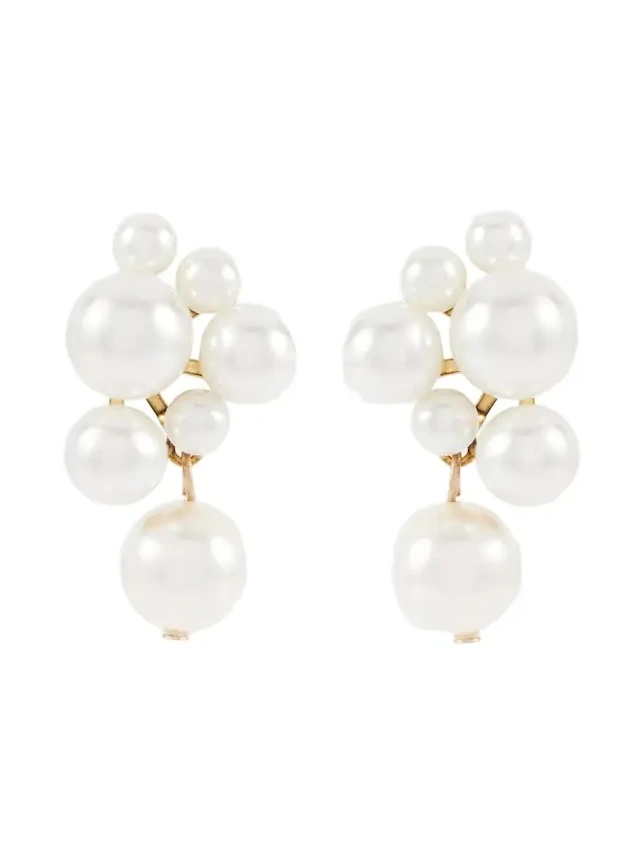 Perlita faux pearl earrings