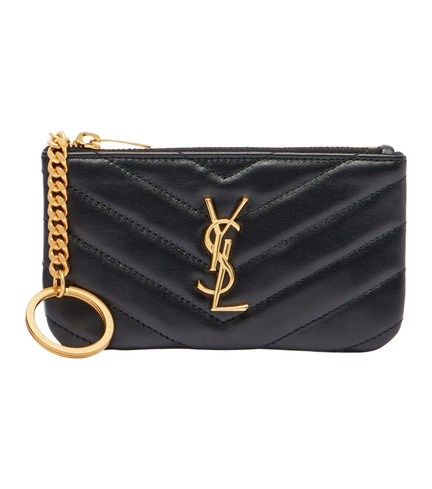 Saint Laurent Cassandre matelassé leather pouch