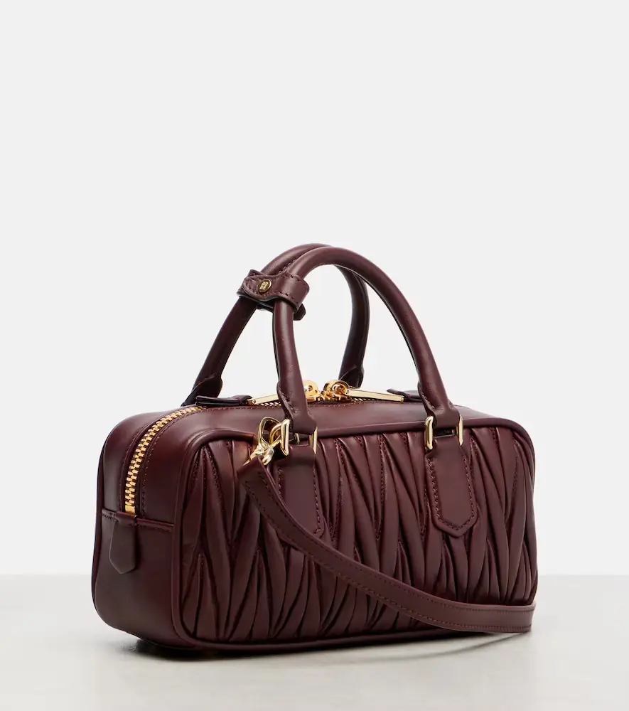 Miu Miu Arcadie matelassé leather top-handle bag | Thumbnail 2