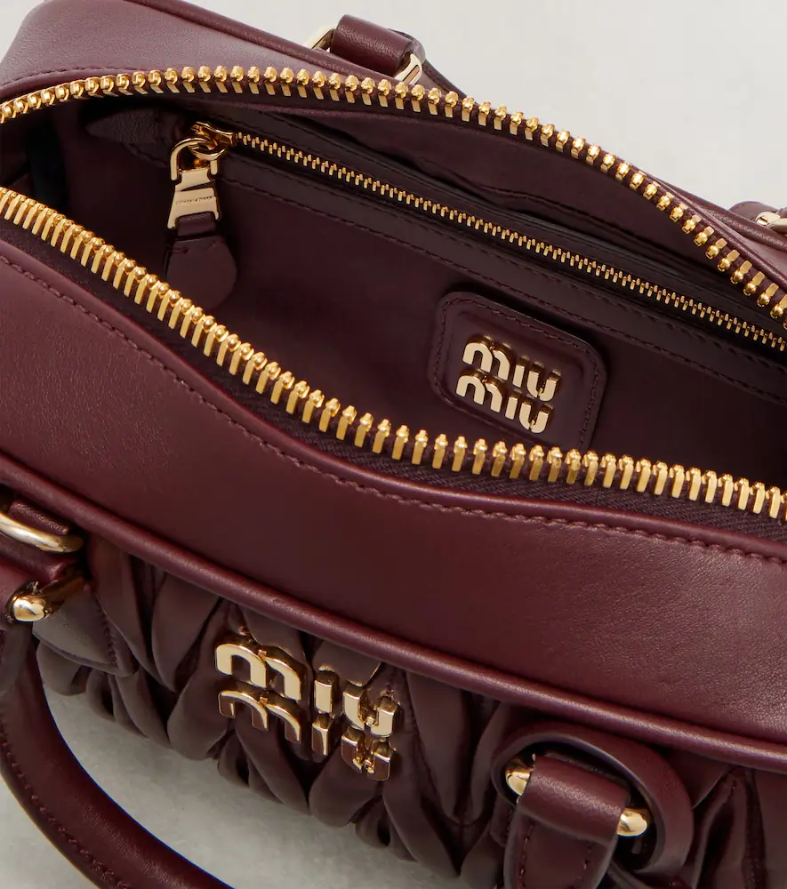 Miu Miu Arcadie matelassé leather top-handle bag | Thumbnail 3