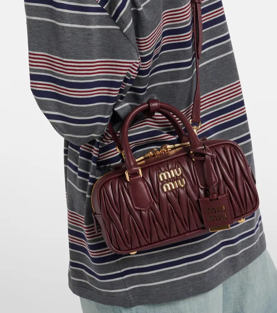 Miu Miu Arcadie matelassé leather top-handle bag | Thumbnail 6