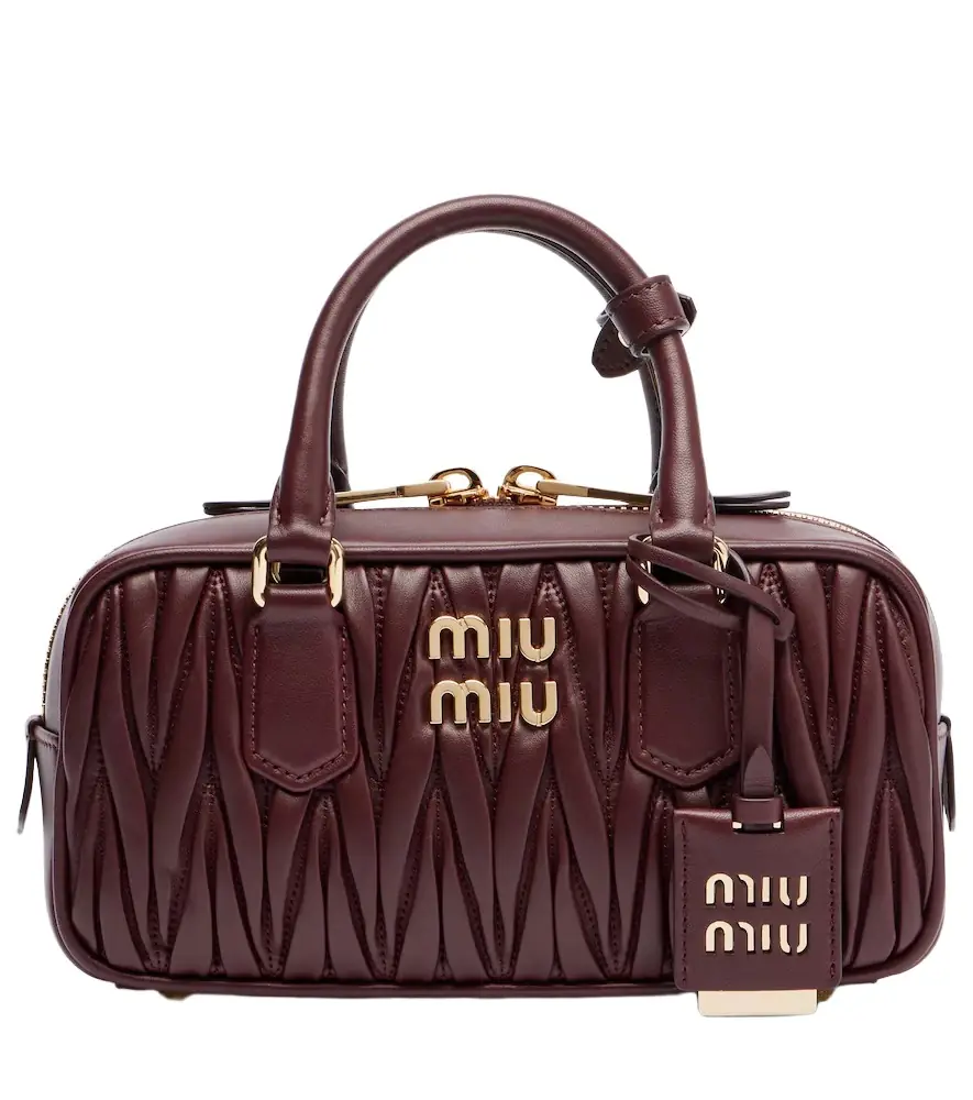 Miu Miu Arcadie matelassé leather tote bag | Image 1 Miu Miu Arcadie matelassé leather tote bag | Image 1