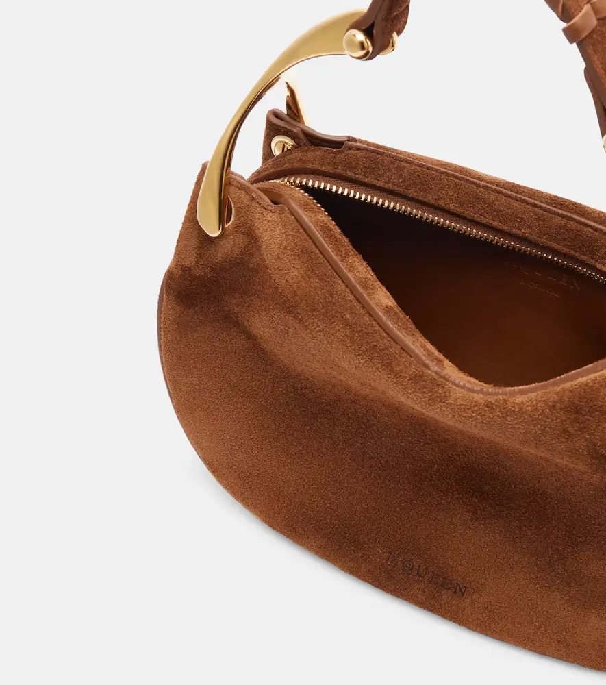 Alexander McQueen Wishbone Mini suede top-handle bag | Thumbnail 6 Alexander McQueen Wishbone Mini suede top-handle bag | Thumbnail 6