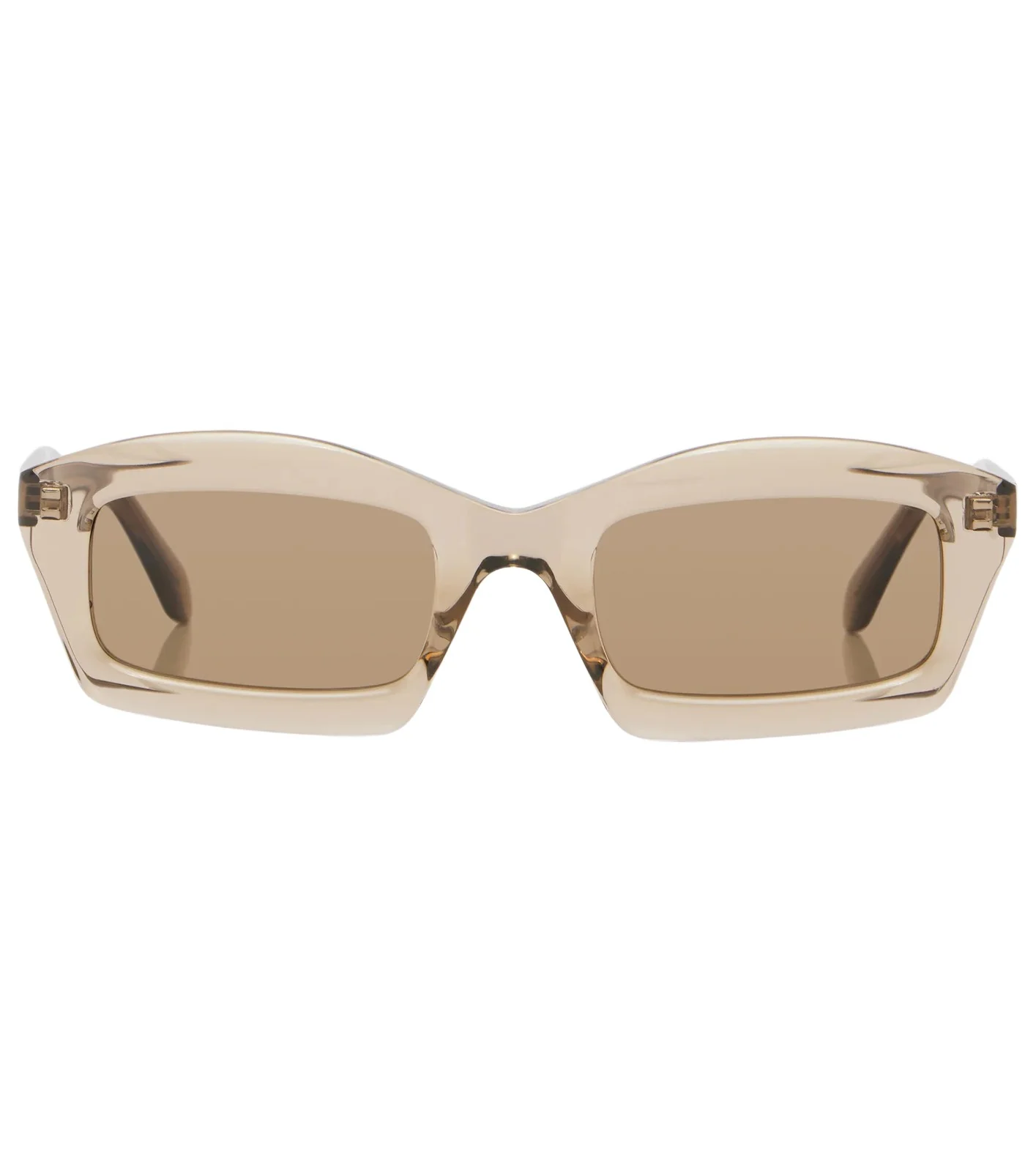 Logo rectangular sunglasses