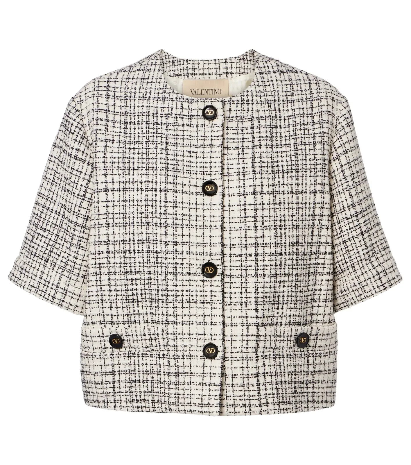 Cotton-blend tweed jacket Cotton-blend tweed jacket