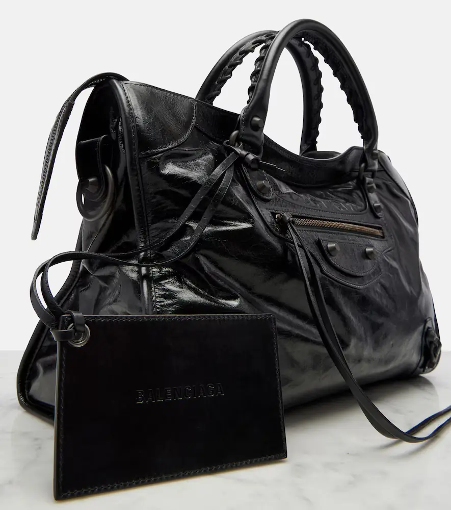 Balenciaga Le City Medium leather top-handle bag | Thumbnail 3 Balenciaga Le City Medium leather top-handle bag | Thumbnail 3