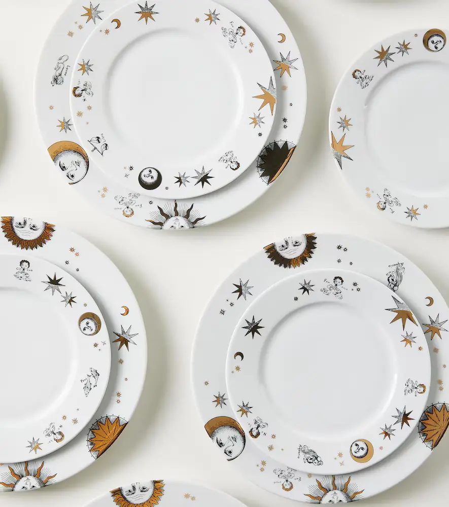 FORNASETTI Astronomici set of 12 porcelain dinner plates | Thumbnail 3