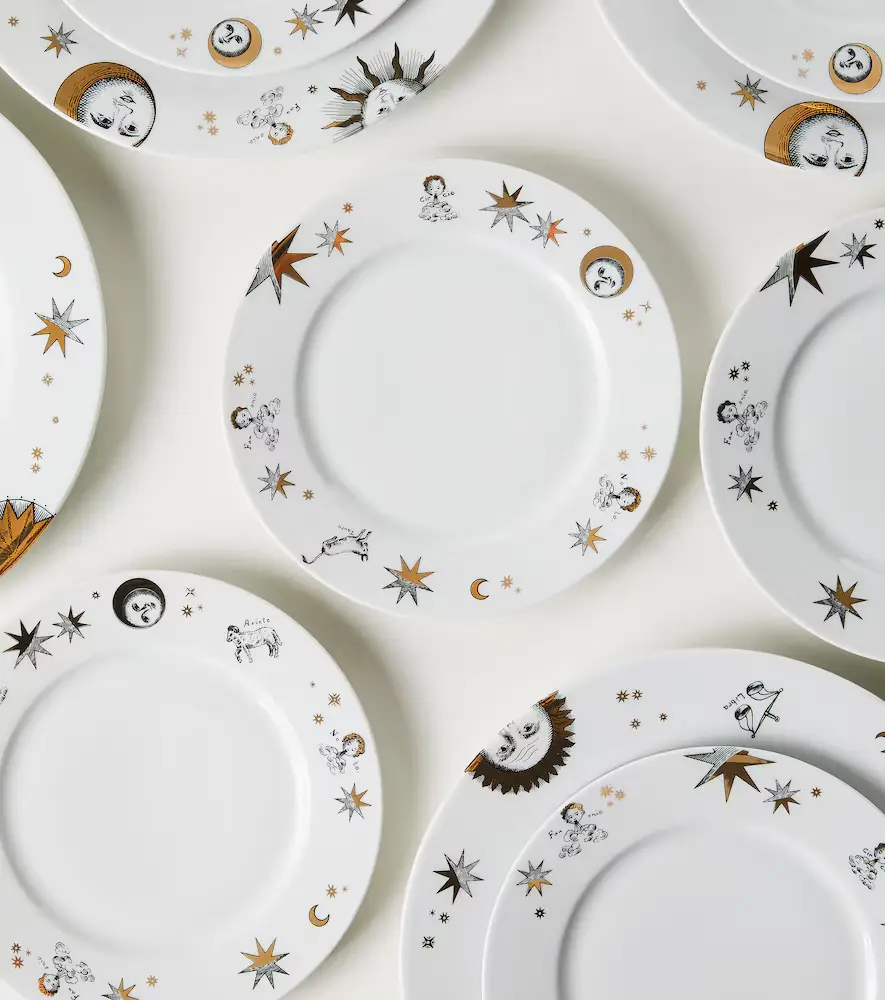 FORNASETTI Astronomici set of 12 porcelain dessert plates | Thumbnail 2
