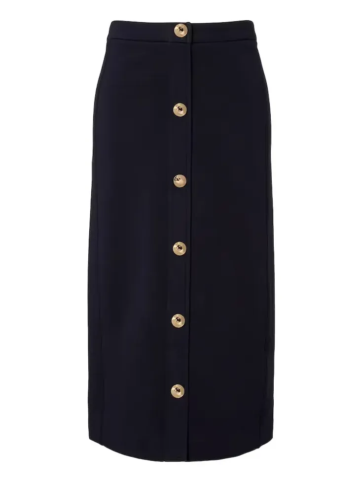 'S Max Mara Cotton-blend midi skirt 'S Max Mara Cotton-blend midi skirt