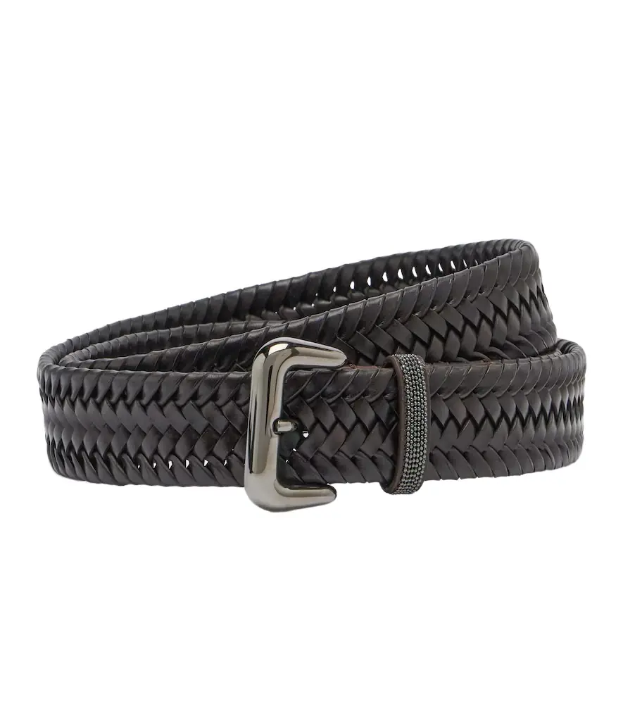 Brunello Cucinelli Monili braided leather belt | Image 1 Brunello Cucinelli Monili braided leather belt | Image 1