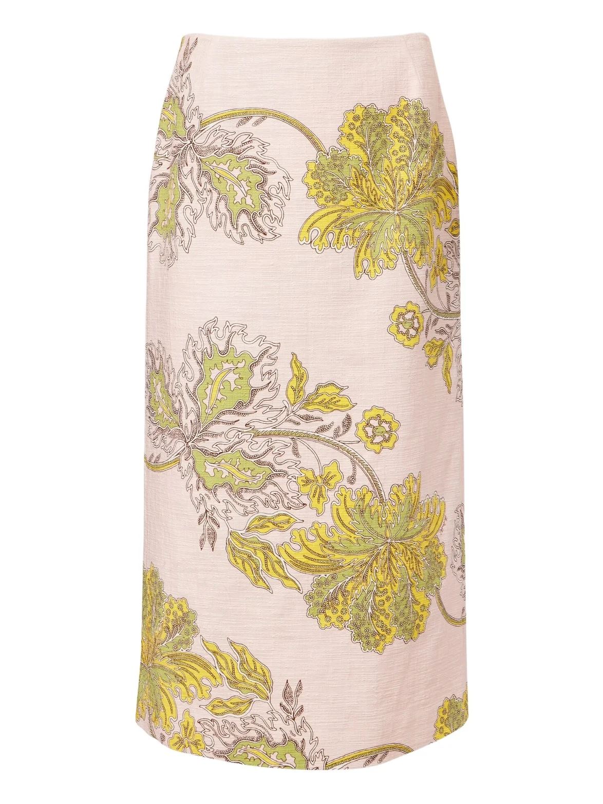 Printed cotton midi skirt Printed cotton midi skirt
