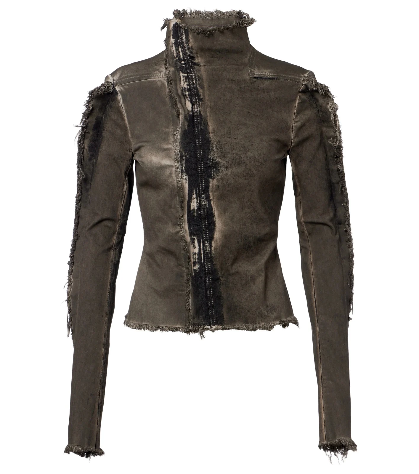 Rick Owens Gary distressed denim jacket