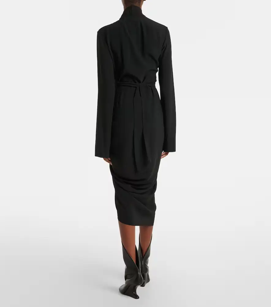 Rick Owens Draped wrap dress | Thumbnail 3