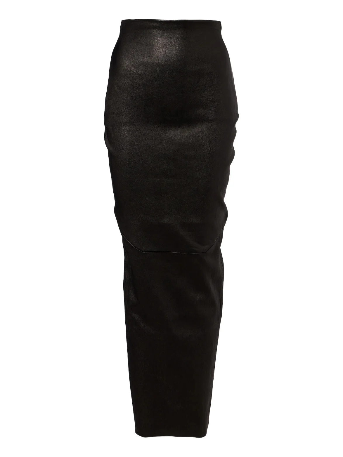 Dirt Pillar leather and cotton midi skirt Dirt Pillar leather and cotton midi skirt