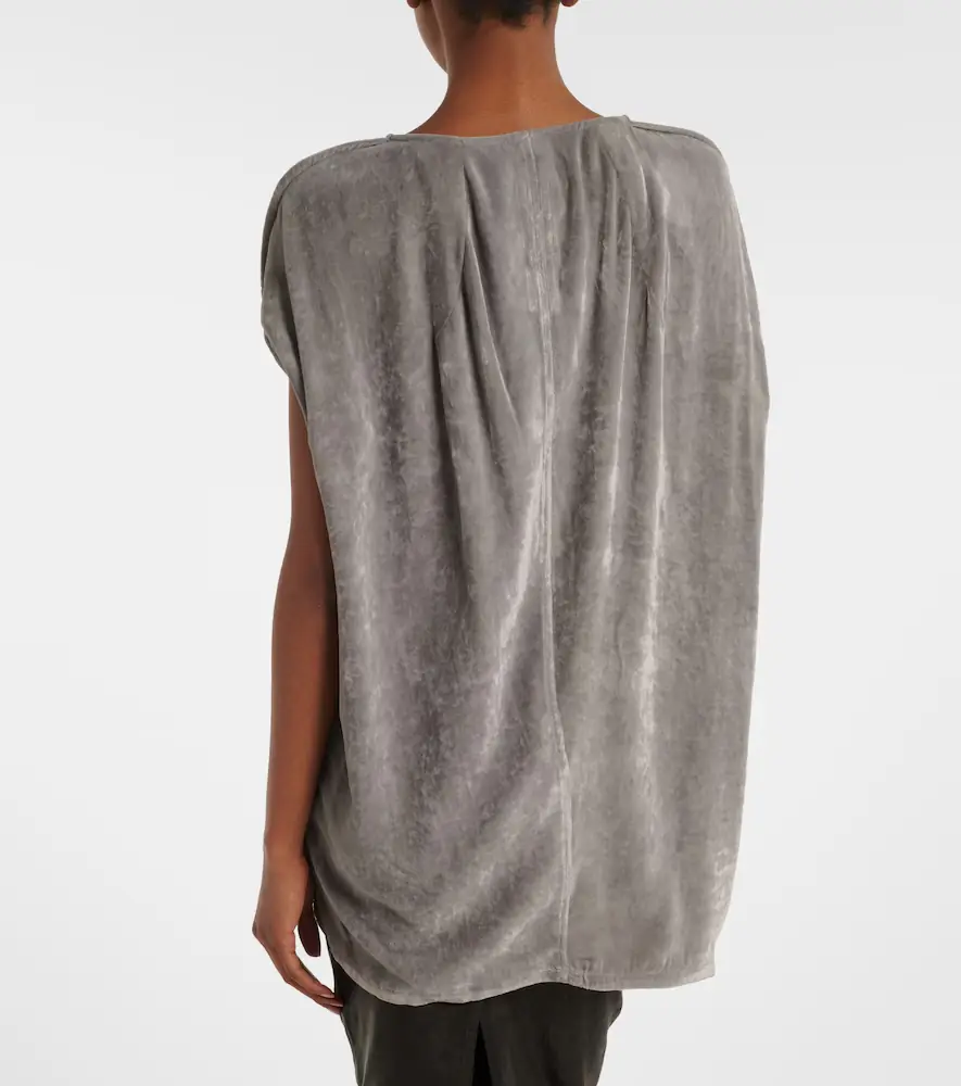 Rick Owens Floating velvet top | Thumbnail 5