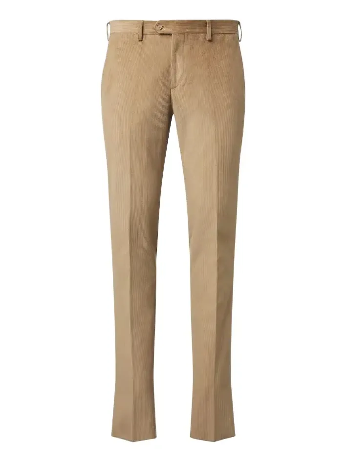 Cotton corduroy slim pants