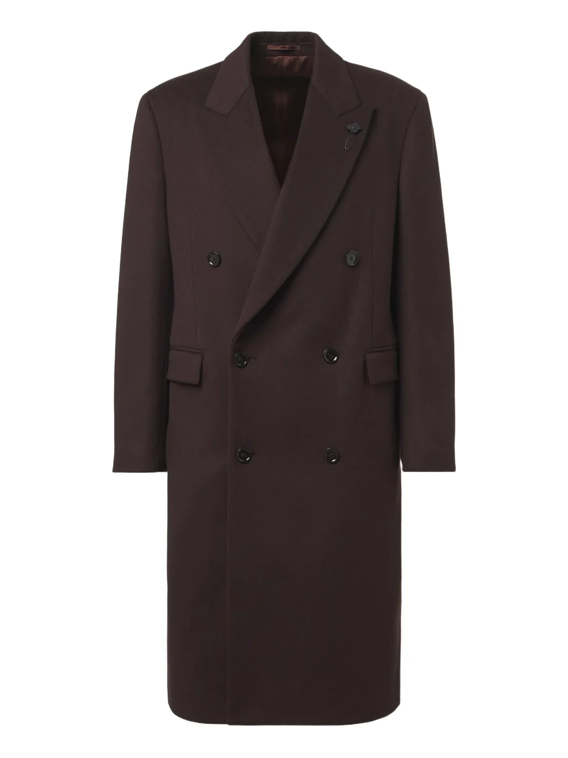 Lardini Double-breasted wool coat
