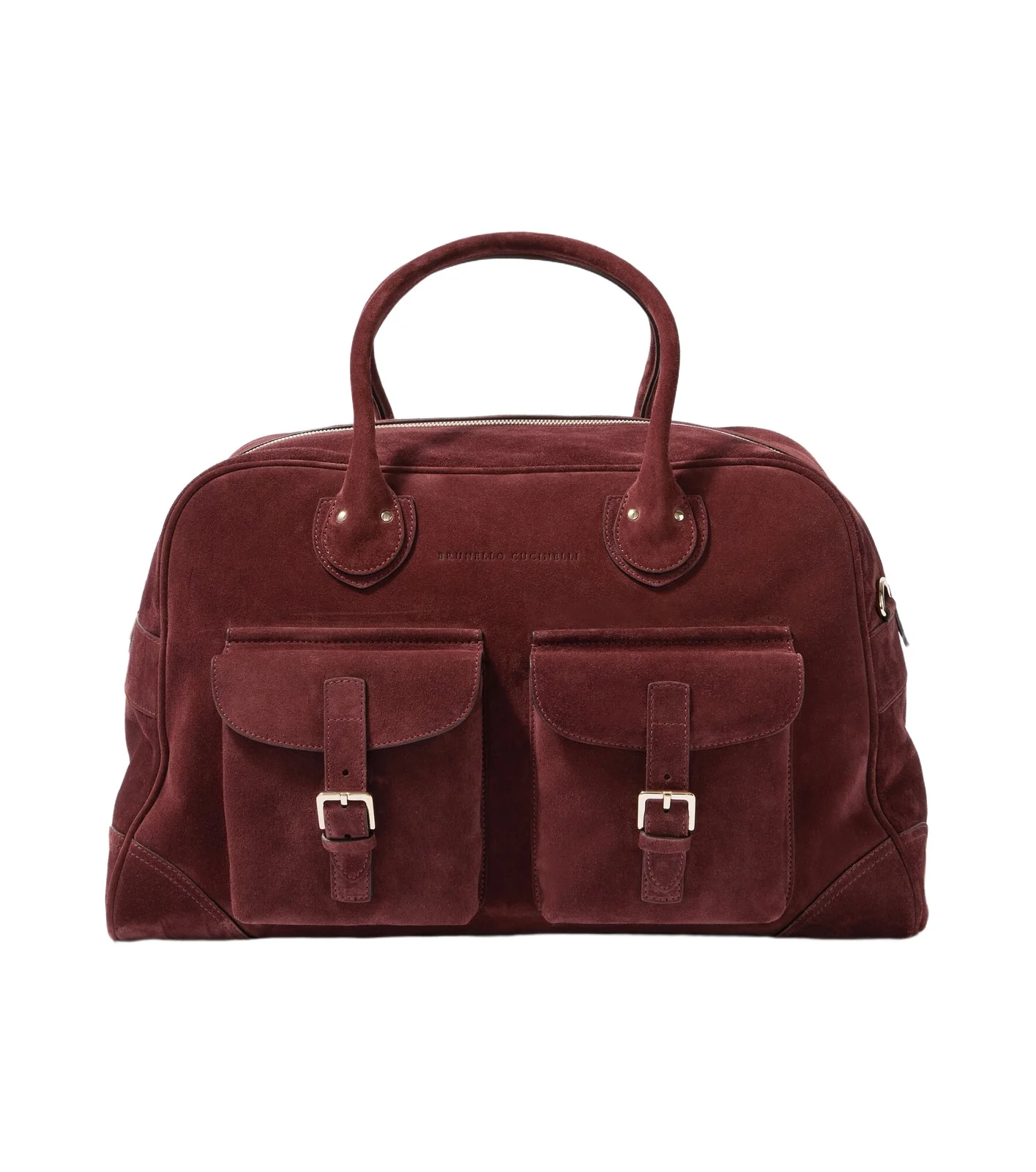 Suede duffel bag Suede duffel bag