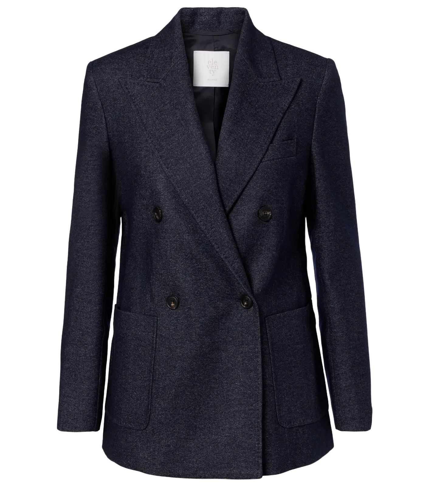 Herringbone wool, cotton, and cashmere blazer Herringbone wool, cotton, and cashmere blazer
