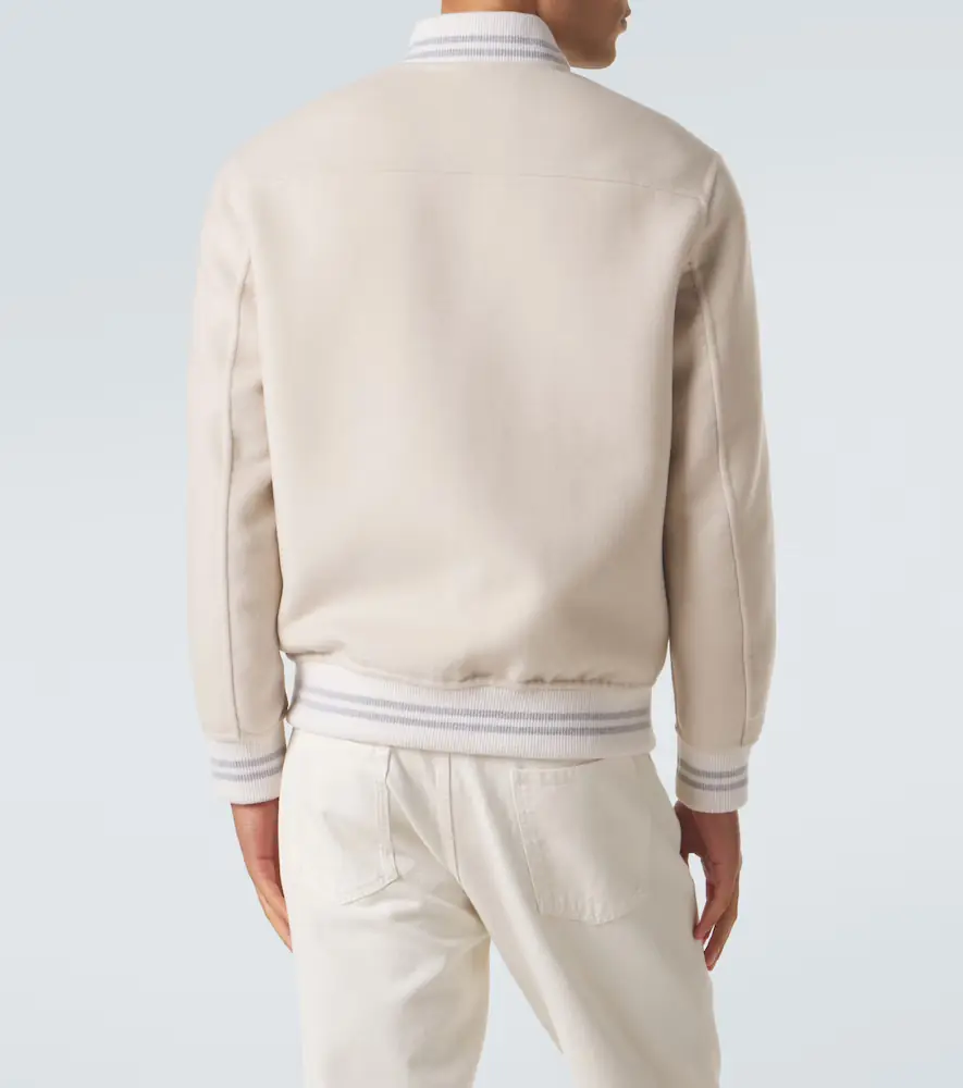 Eleventy Wool and cashmere varsity jacket | Thumbnail 4 Eleventy Wool and cashmere varsity jacket | Thumbnail 4