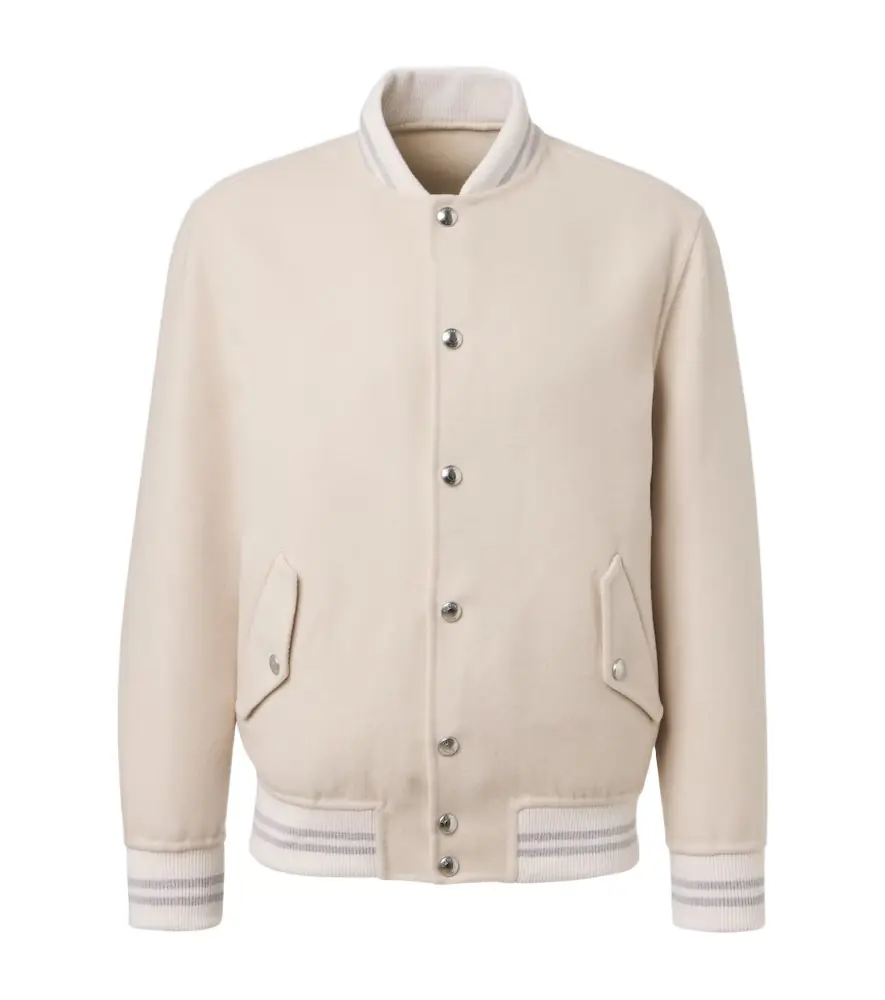 Eleventy Wool and cashmere varsity jacket | Image 1 Eleventy Wool and cashmere varsity jacket | Image 1