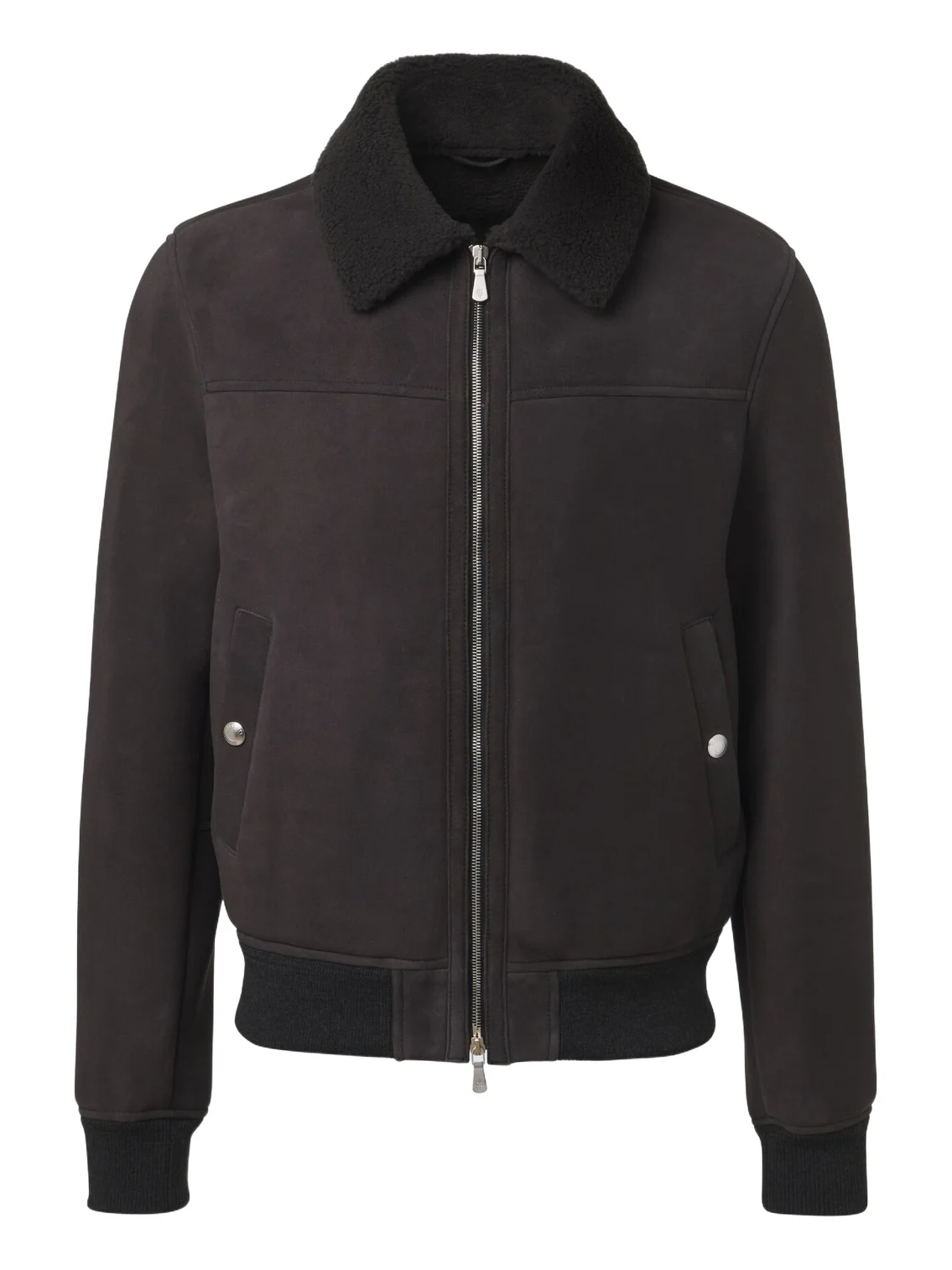 Shearling-lined suede jacket Shearling-lined suede jacket