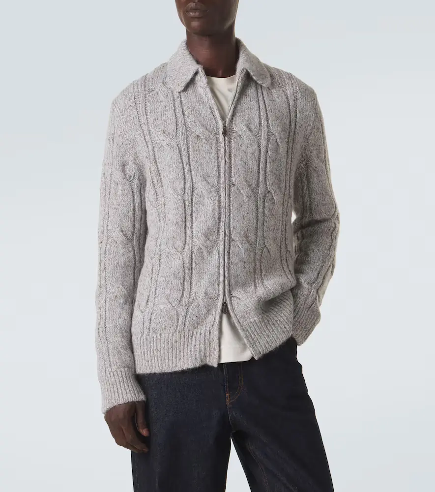 ELEVENTY Wool, alpaca and silk-blend zip-up cardigan | Thumbnail 5 ELEVENTY Wool, alpaca and silk-blend zip-up cardigan | Thumbnail 5