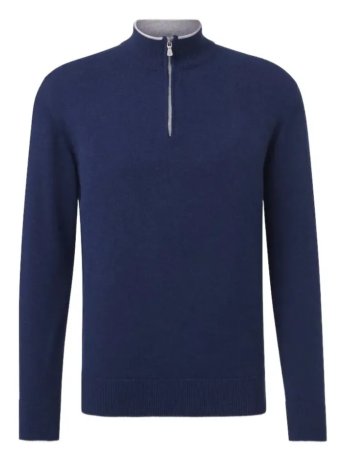 Cashmere half-zip sweater Cashmere half-zip sweater