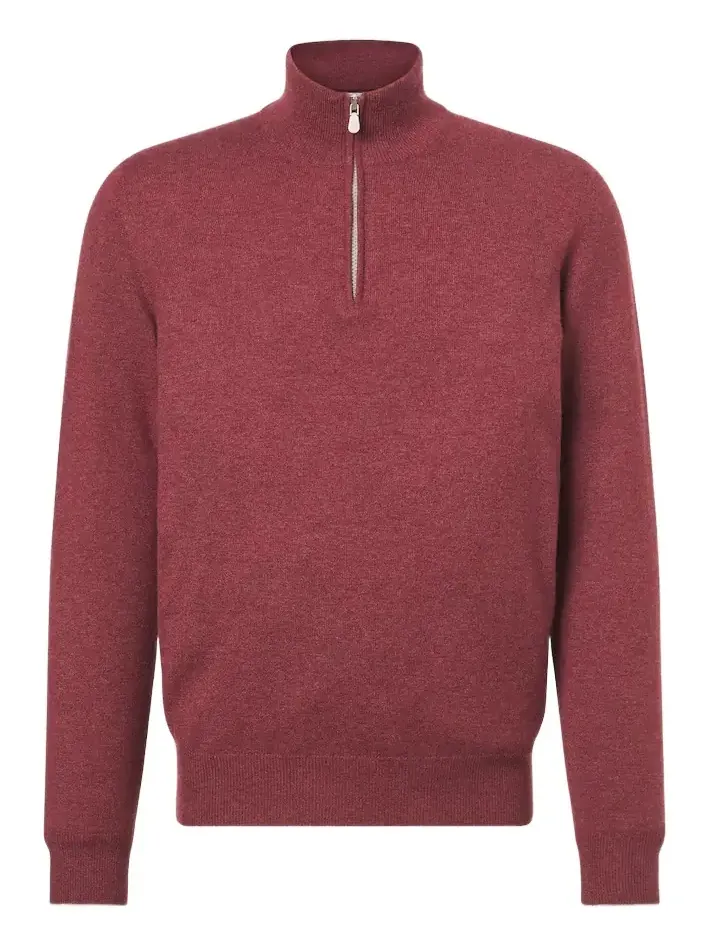 Cashmere half-zip sweater Cashmere half-zip sweater