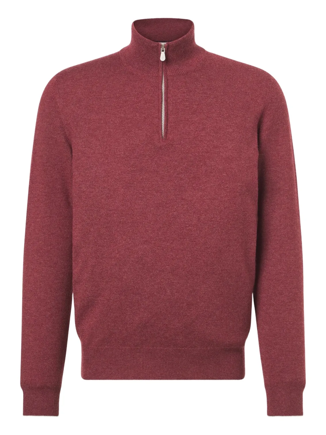 Cashmere half-zip sweater