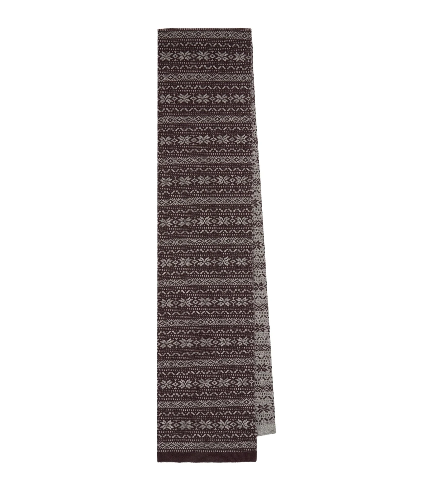 ELEVENTY Fair Isle intarsia cashmere scarf
