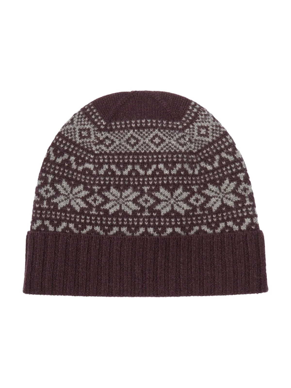 Fair Isle intarsia cashmere beanie Fair Isle intarsia cashmere beanie
