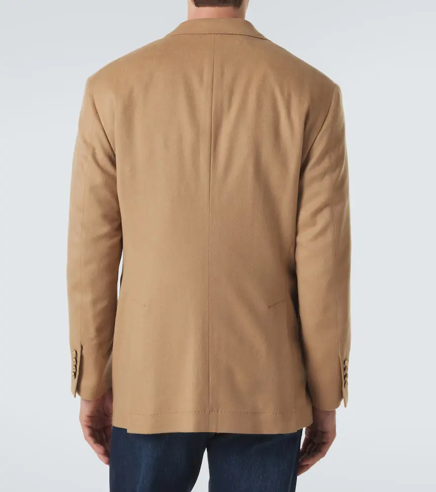 Brunello Cucinelli Double-breasted camel hair blazer | Thumbnail 3 Brunello Cucinelli Double-breasted camel hair blazer | Thumbnail 3