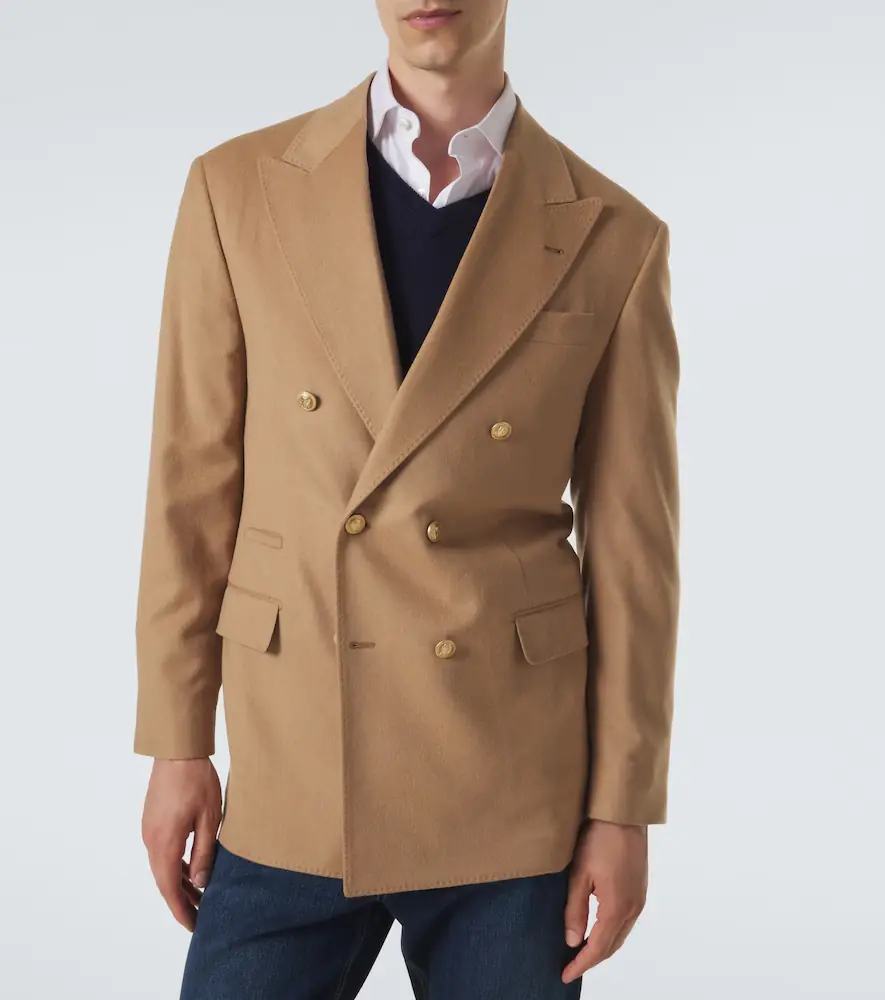 Brunello Cucinelli Double-breasted camel hair blazer | Thumbnail 5 Brunello Cucinelli Double-breasted camel hair blazer | Thumbnail 5