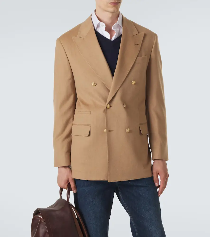 Brunello Cucinelli Double-breasted camel hair blazer | Thumbnail 6 Brunello Cucinelli Double-breasted camel hair blazer | Thumbnail 6