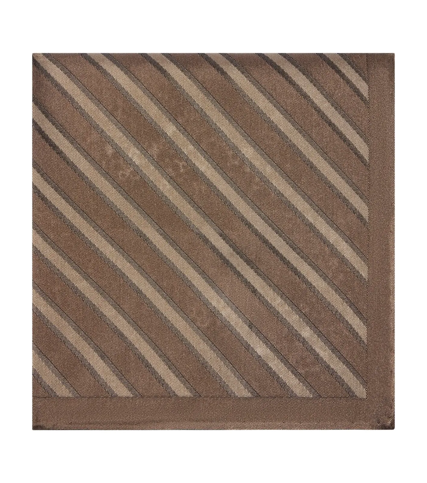 Brunello Cucinelli Striped silk pocket square