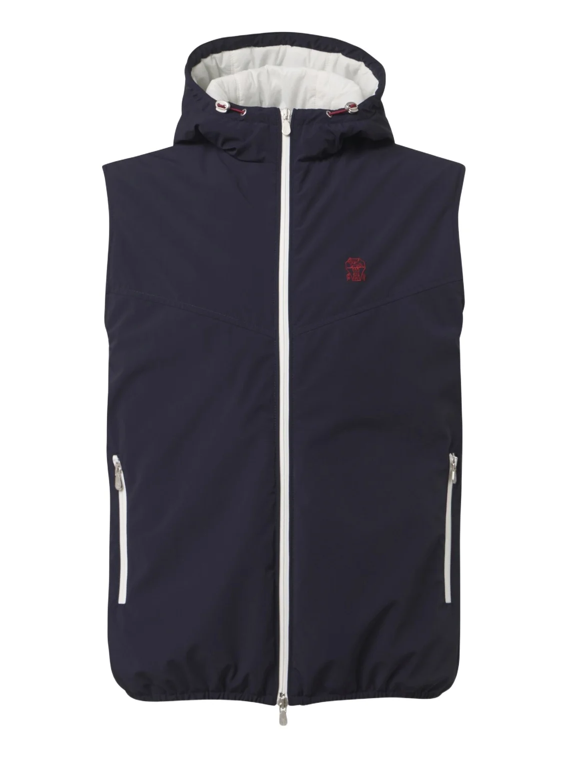 Brunello Cucinelli Logo padded technical vest