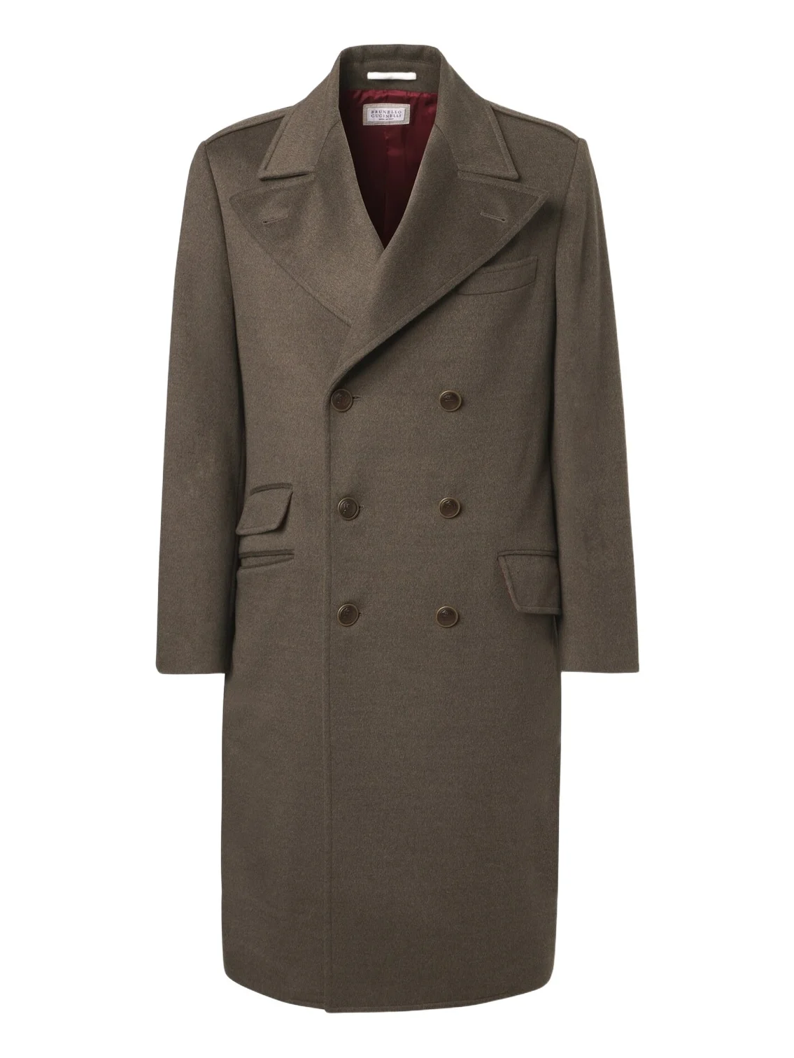 Double-breasted virgin wool overcoat Double-breasted virgin wool overcoat