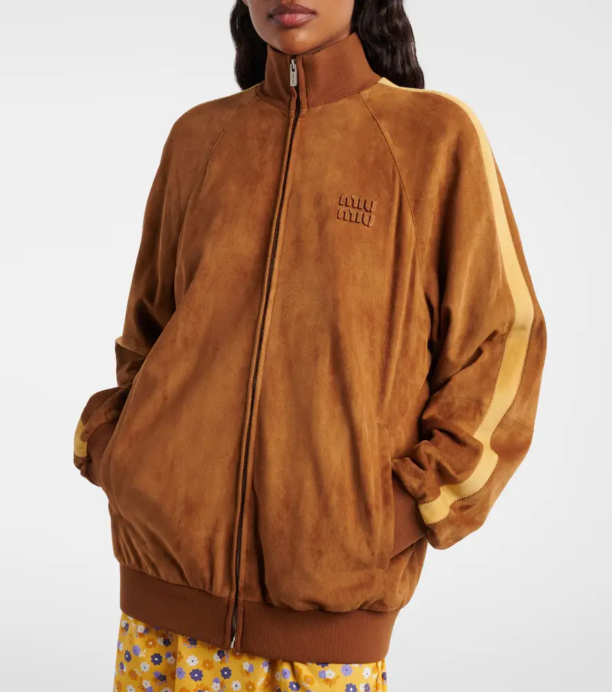 Miu Miu Oversized suede jacket | Thumbnail 2