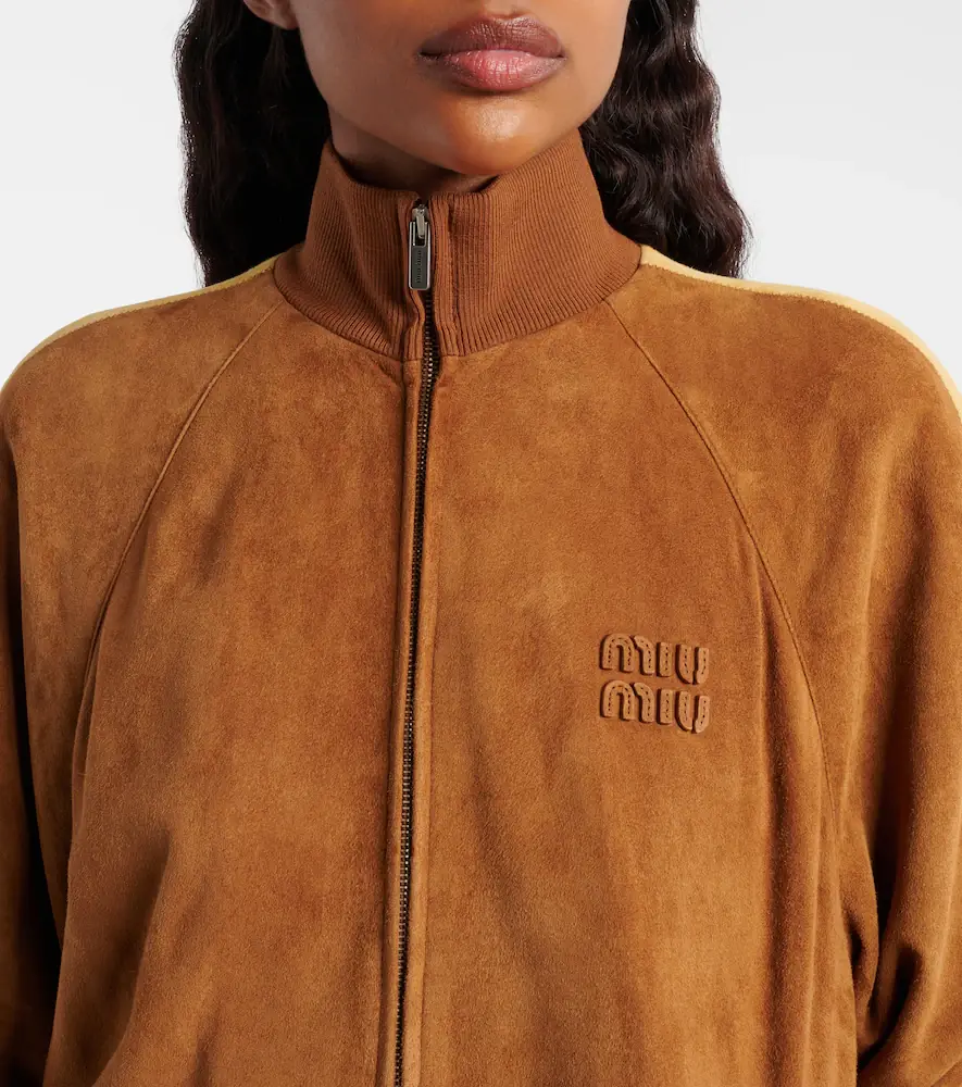 Miu Miu Oversized suede jacket | Thumbnail 4