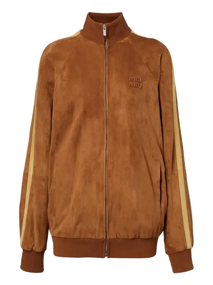 Oversized suede jacket