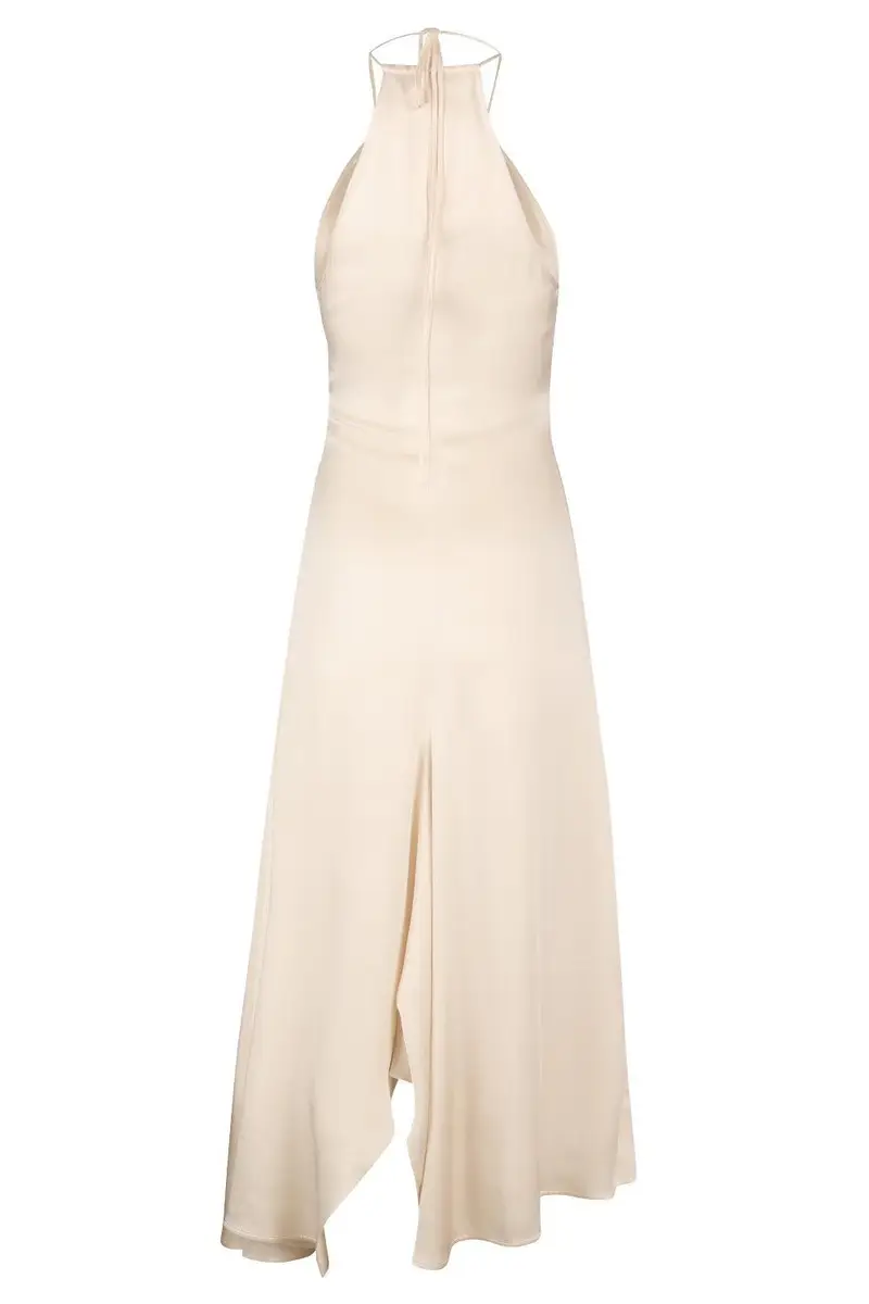 Victoria Beckham Halterneck Drape Dress | Thumbnail 5